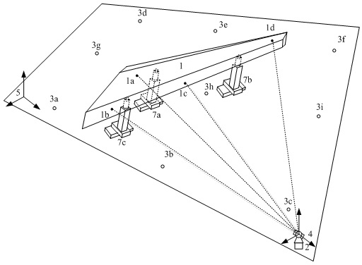 Method for measuring positioning points based on laser tracker in docking process of airplane parts