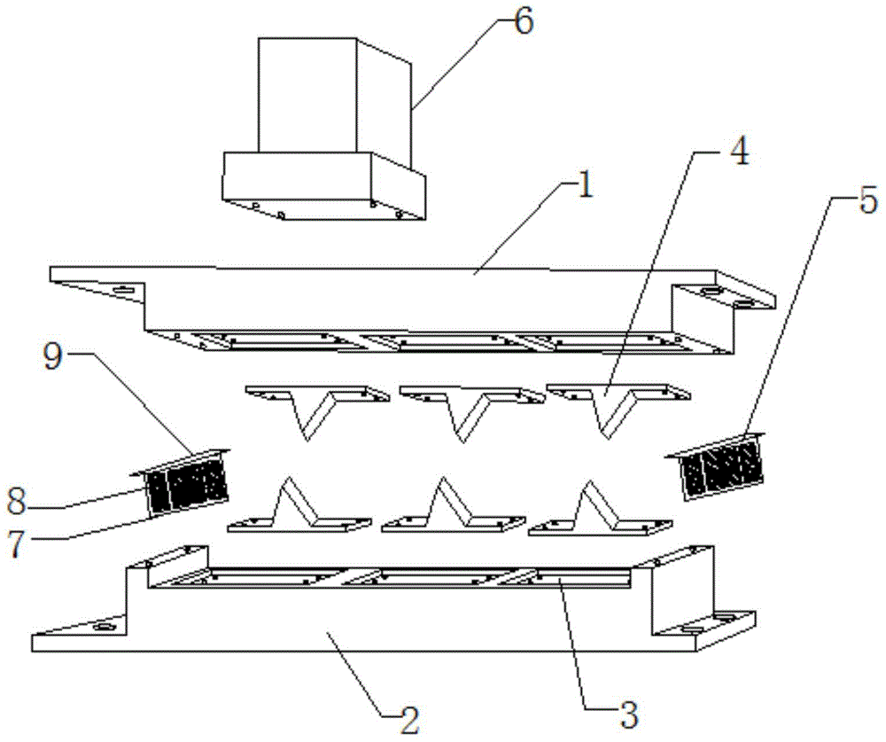 Sliding knife device for automobile inner tire open mill or internal mixer