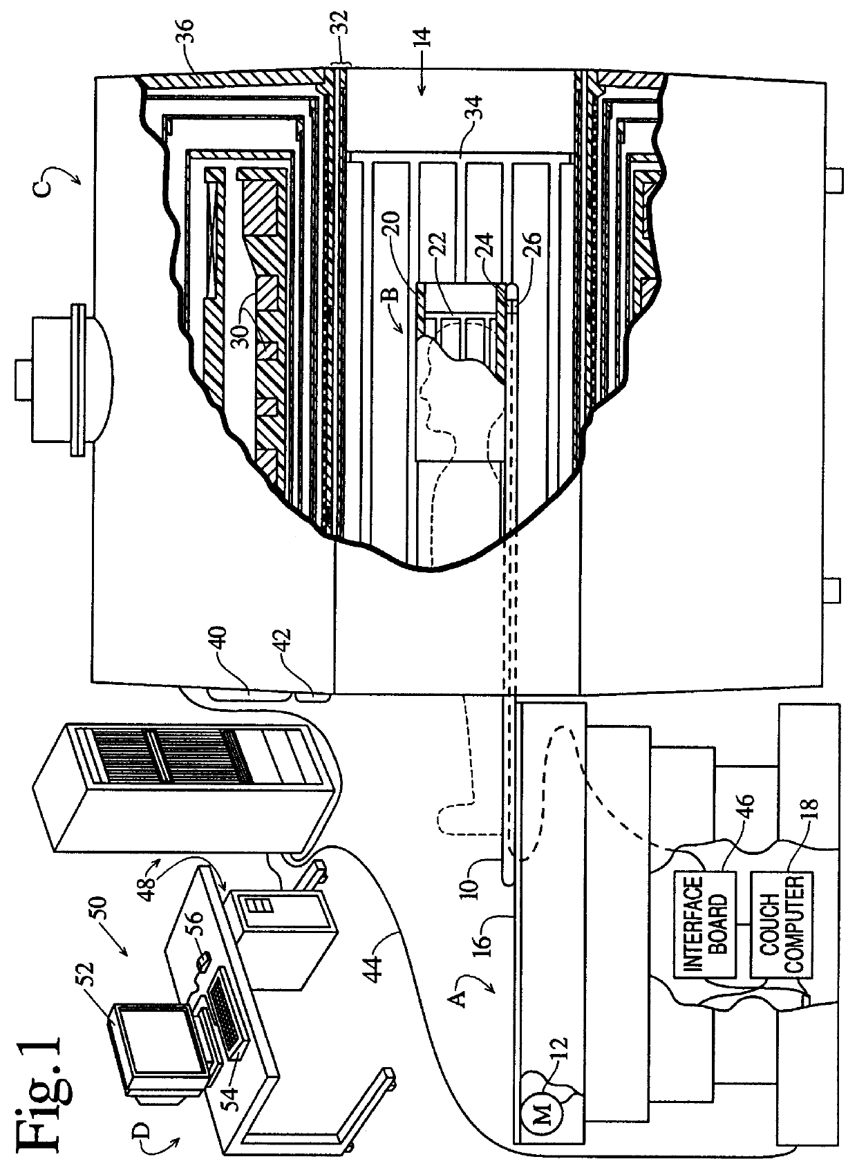 RF coil identification and testing interface for NMR systems