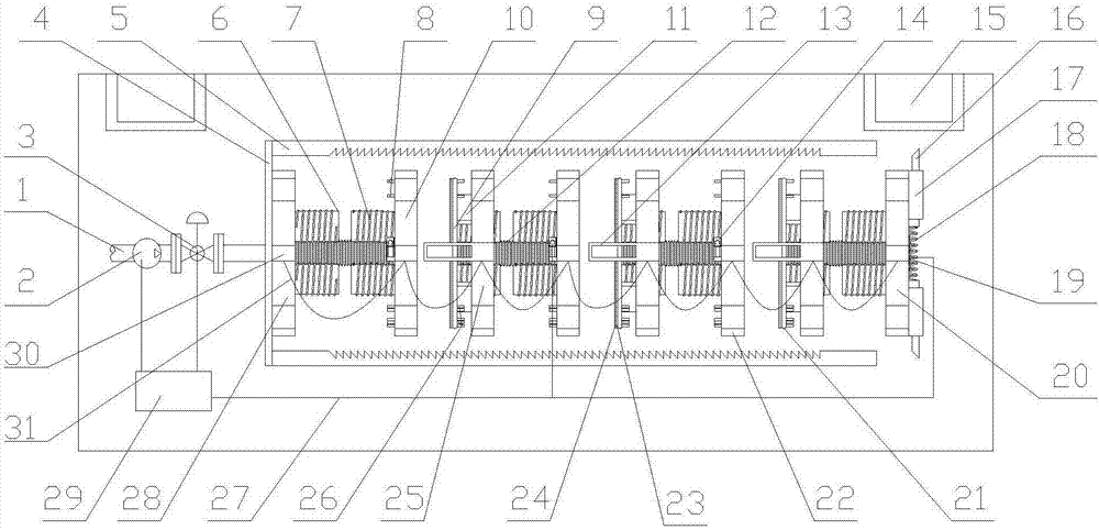 Sewage sludge electromagnetic force filter dewatering device