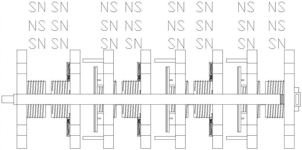 Sewage sludge electromagnetic force filter dewatering device