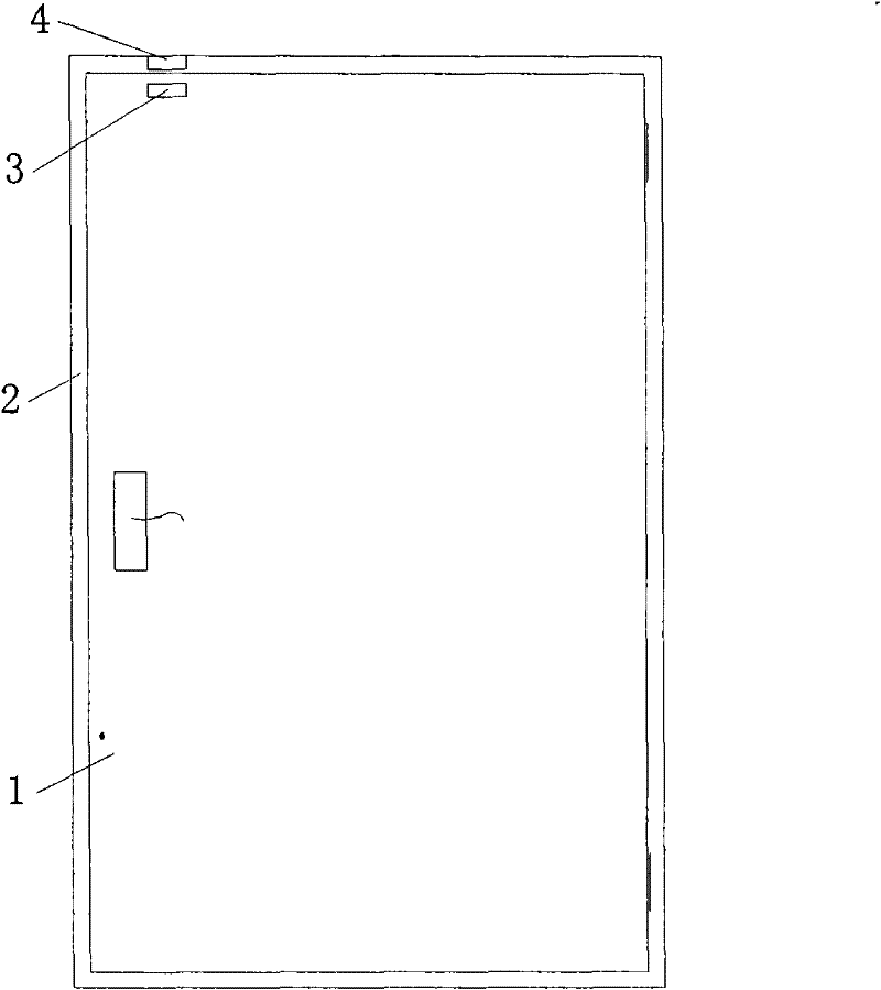 On-line real-time monitoring system of fireproof door and window