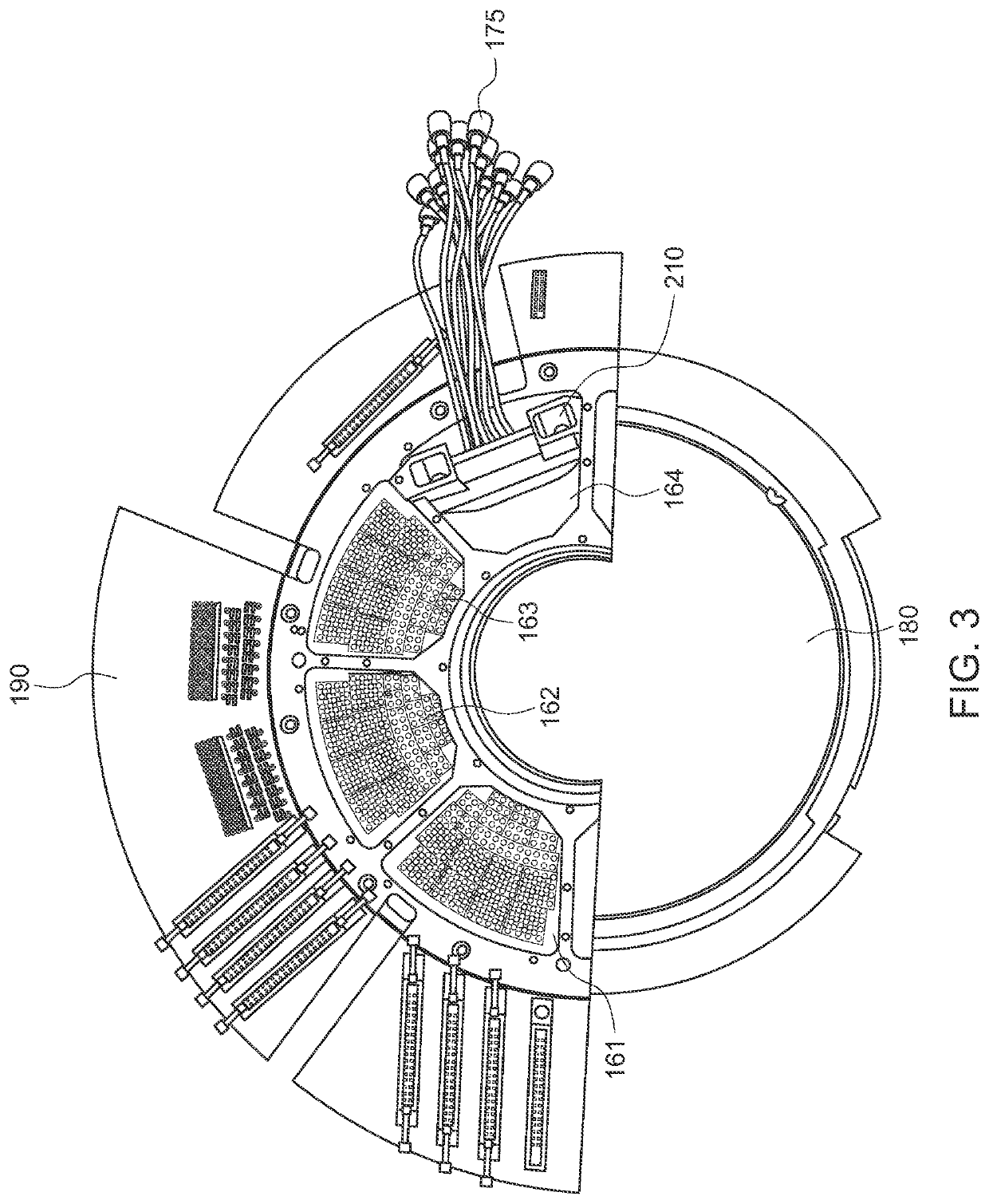 Test arrangement for testing high-frequency components, particularly silicon photonics devices under test