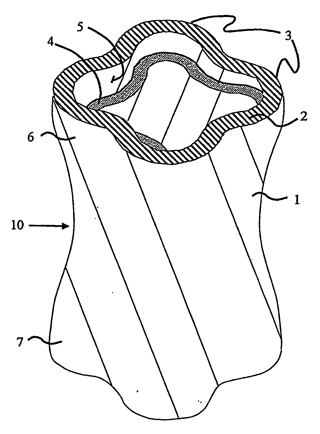 Stator of a moineau-pump