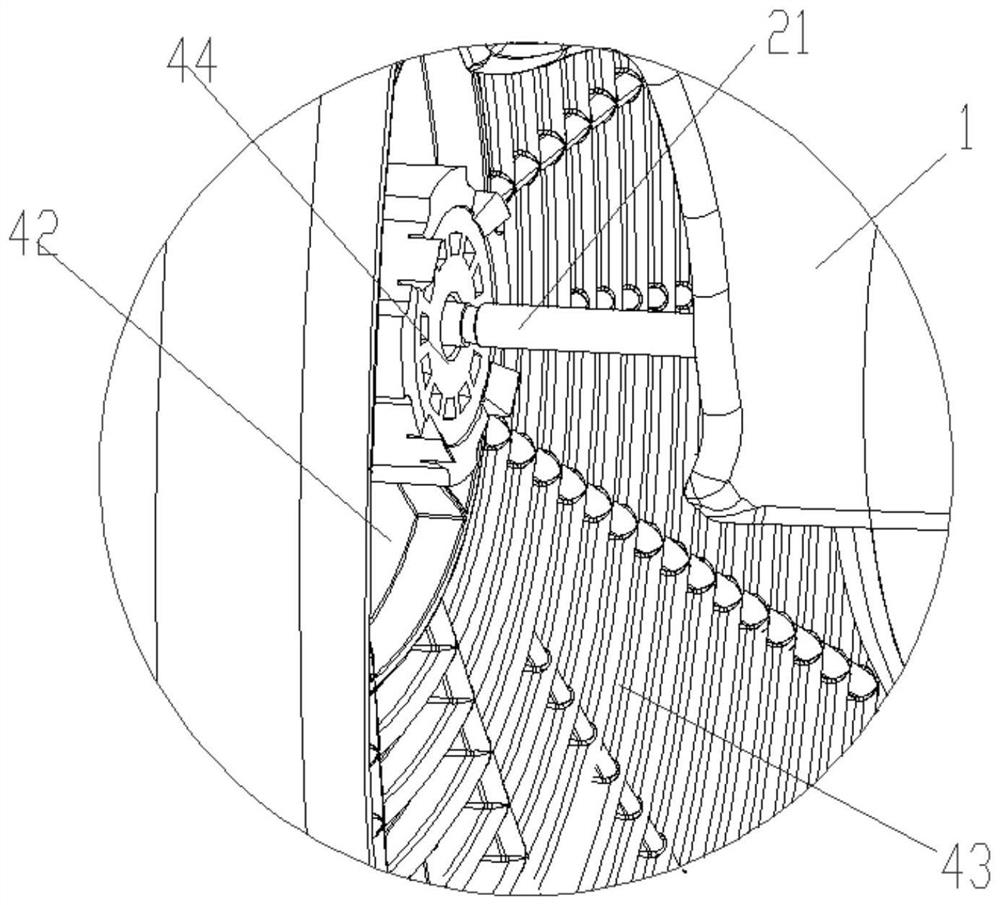 Fan blade supporting structure, air conditioner outdoor unit and air conditioner