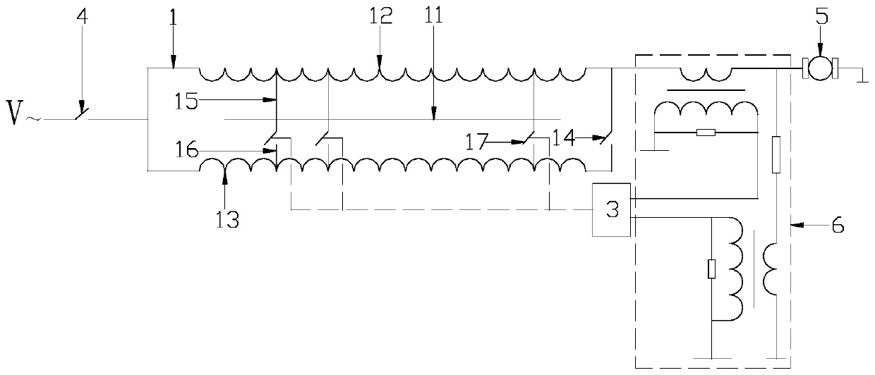 Starting, protecting and energy-saving device of alternating current asynchronous motor