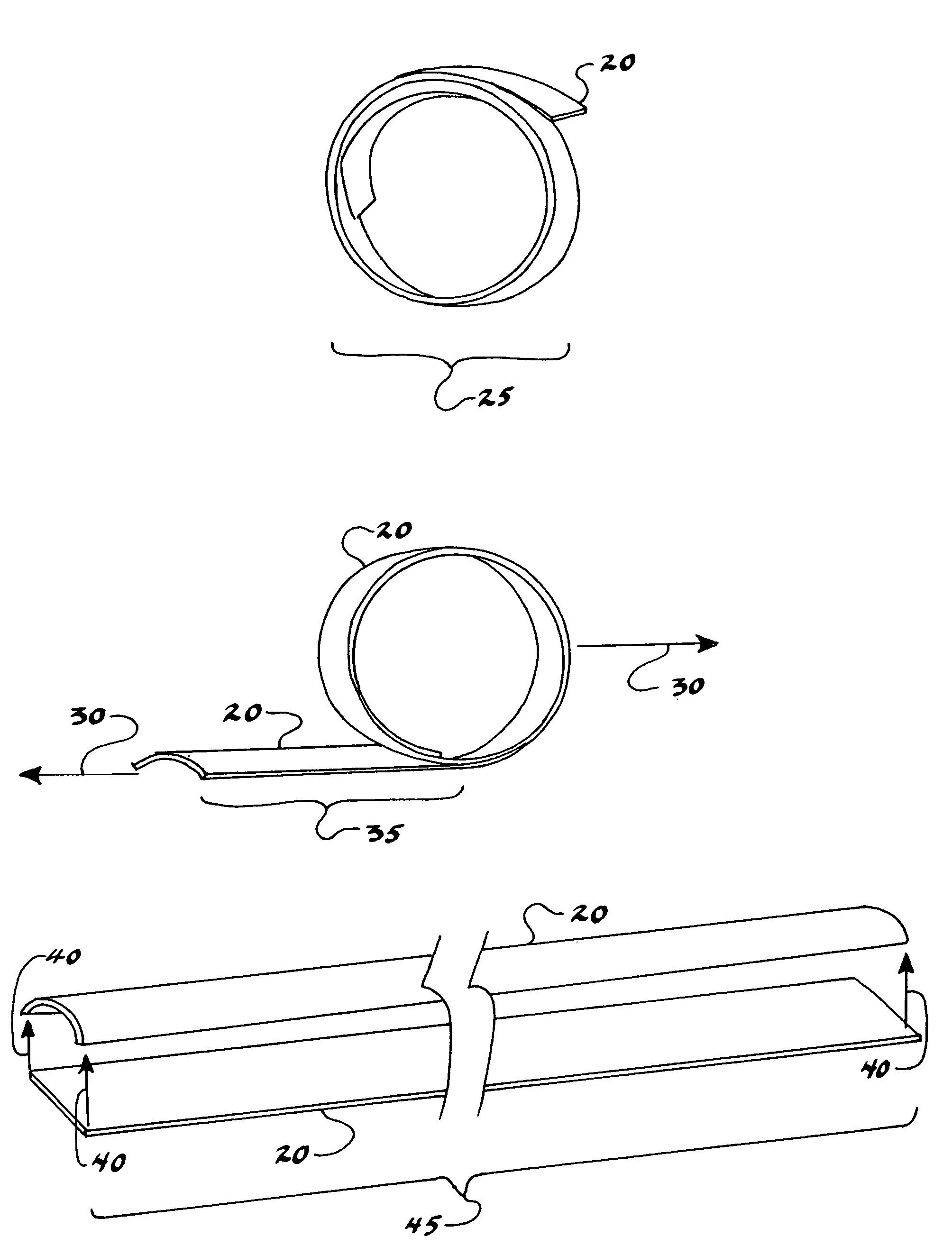 Devices incorporating a bi-stable ribbon spring