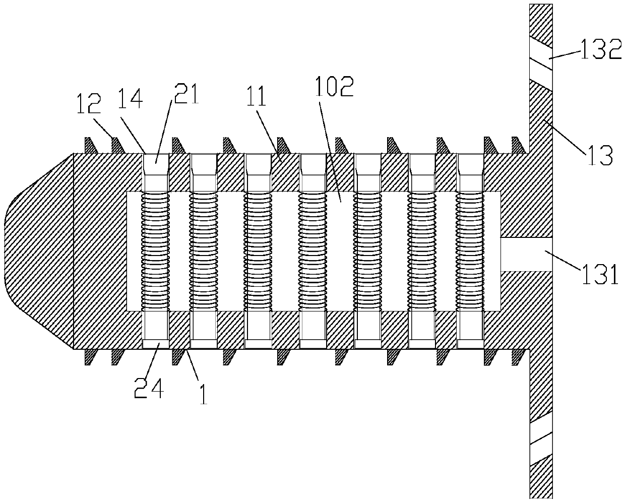 Lumbar vertebra interbody fusion cage and application thereof