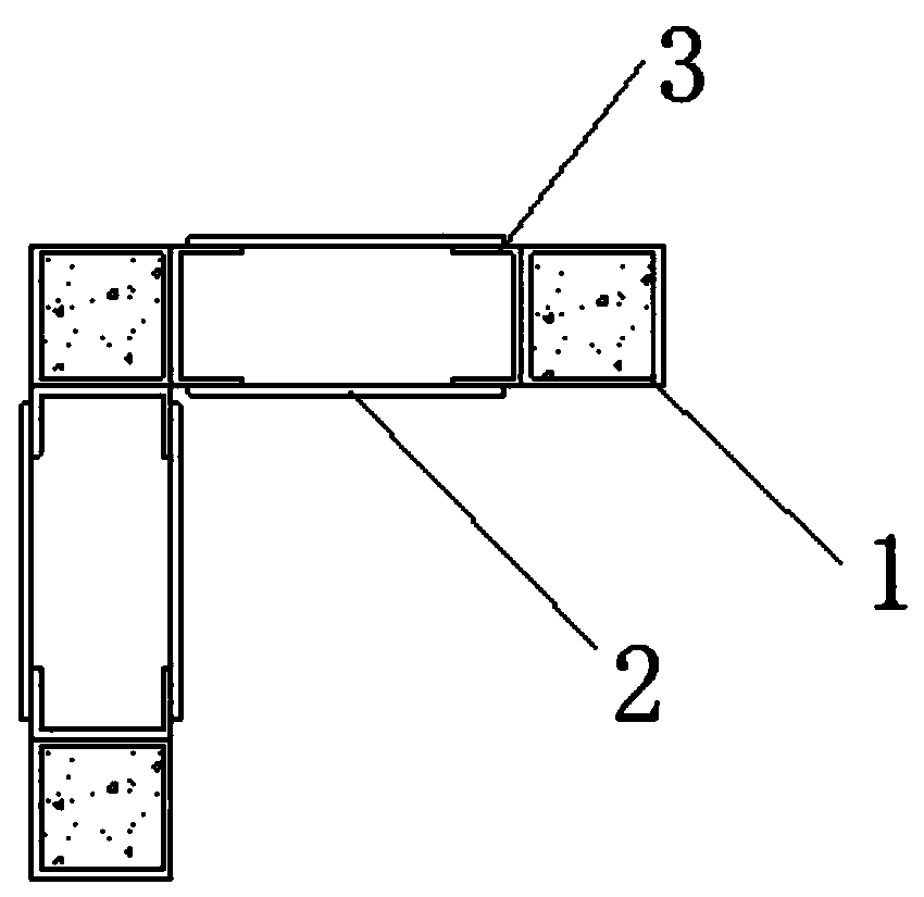 Steel-concrete combined special-shaped lattice column