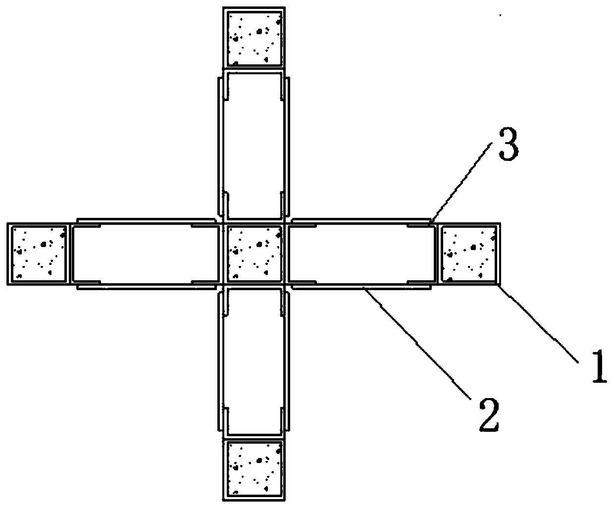 Steel-concrete combined special-shaped lattice column