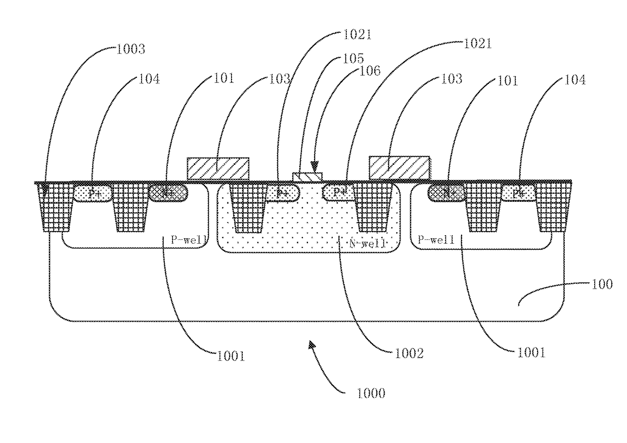 Semiconductor device, related manufacturing method, and related electronic device