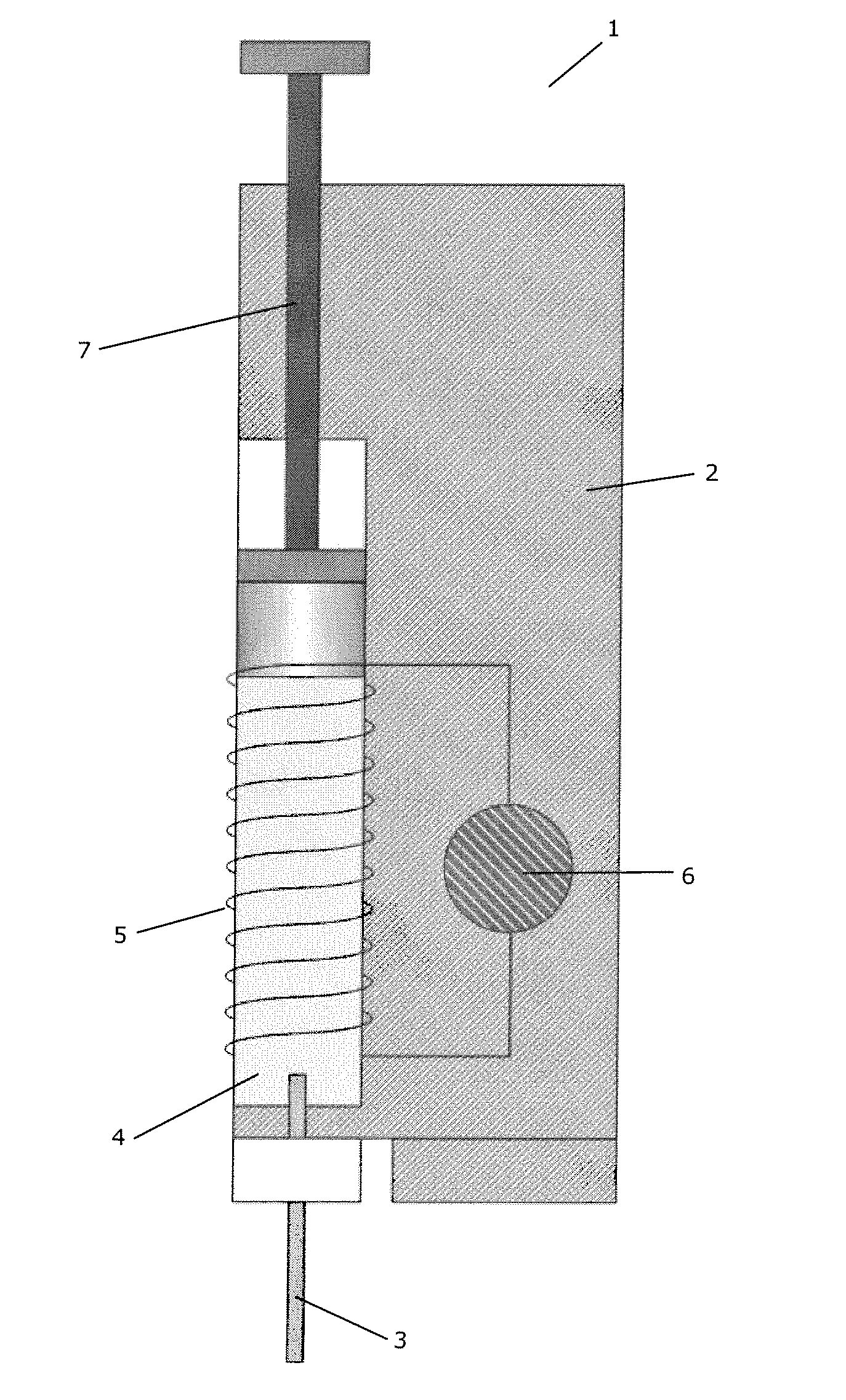 Determination of a Type and an Amount of a Medicament by Inductive Means