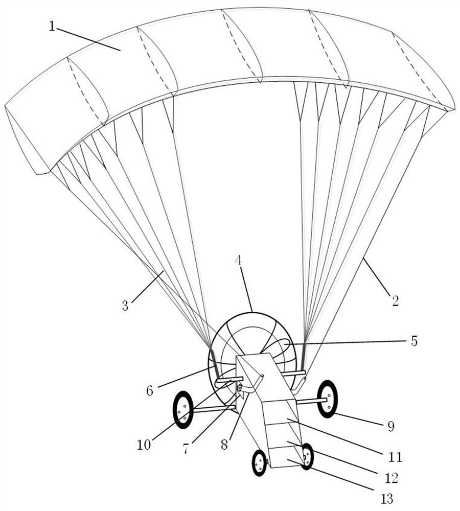 Dynamic parafoil semi-physical simulation system based on active-disturbance-rejection decoupling control strategy