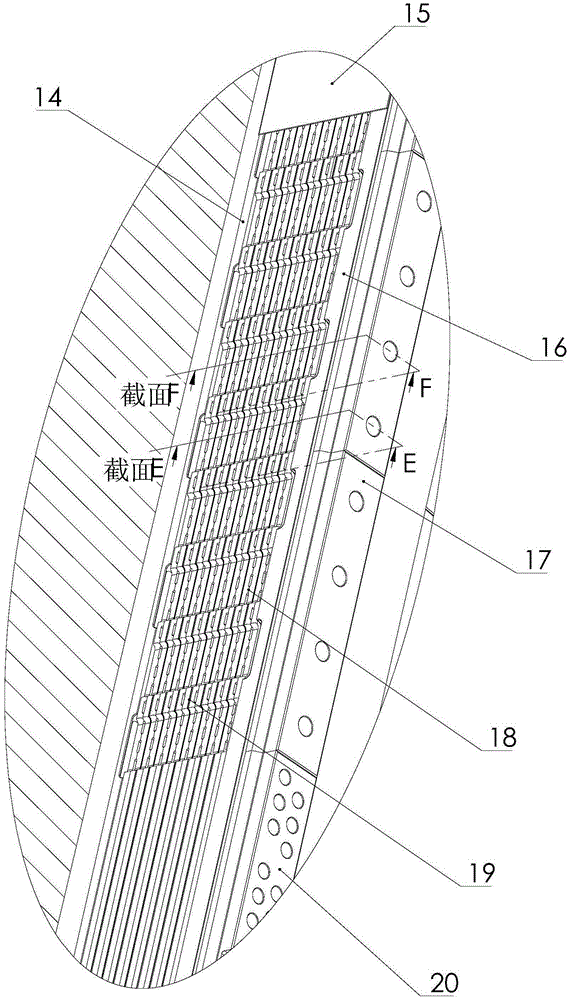 Turbine-generator rotor adopting sub-slot air supplying and transverse wind gap cooling mode