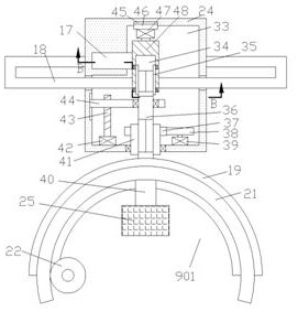 Auxiliary pesticide spraying device suitable for people having difficulty in moving