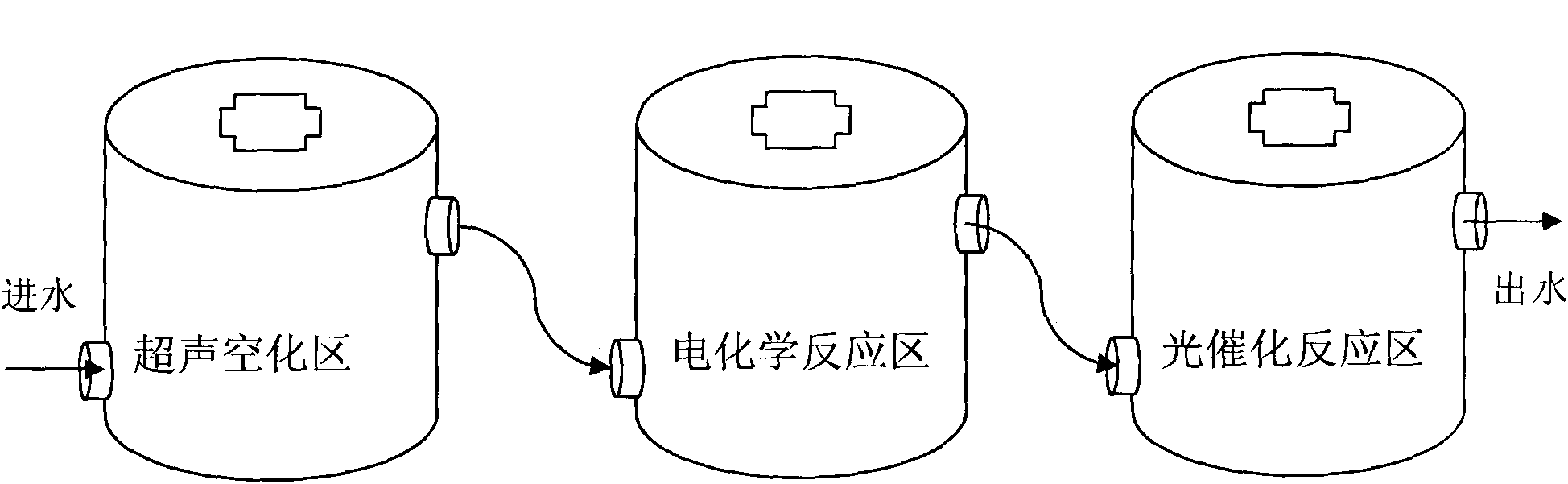 Process method for treating hardly-biodegradable organic wastewater