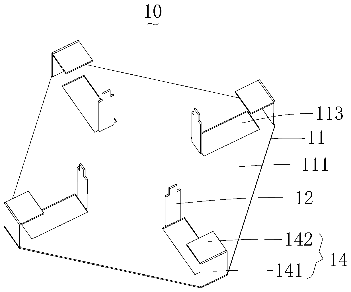 Antenna oscillator and array antenna