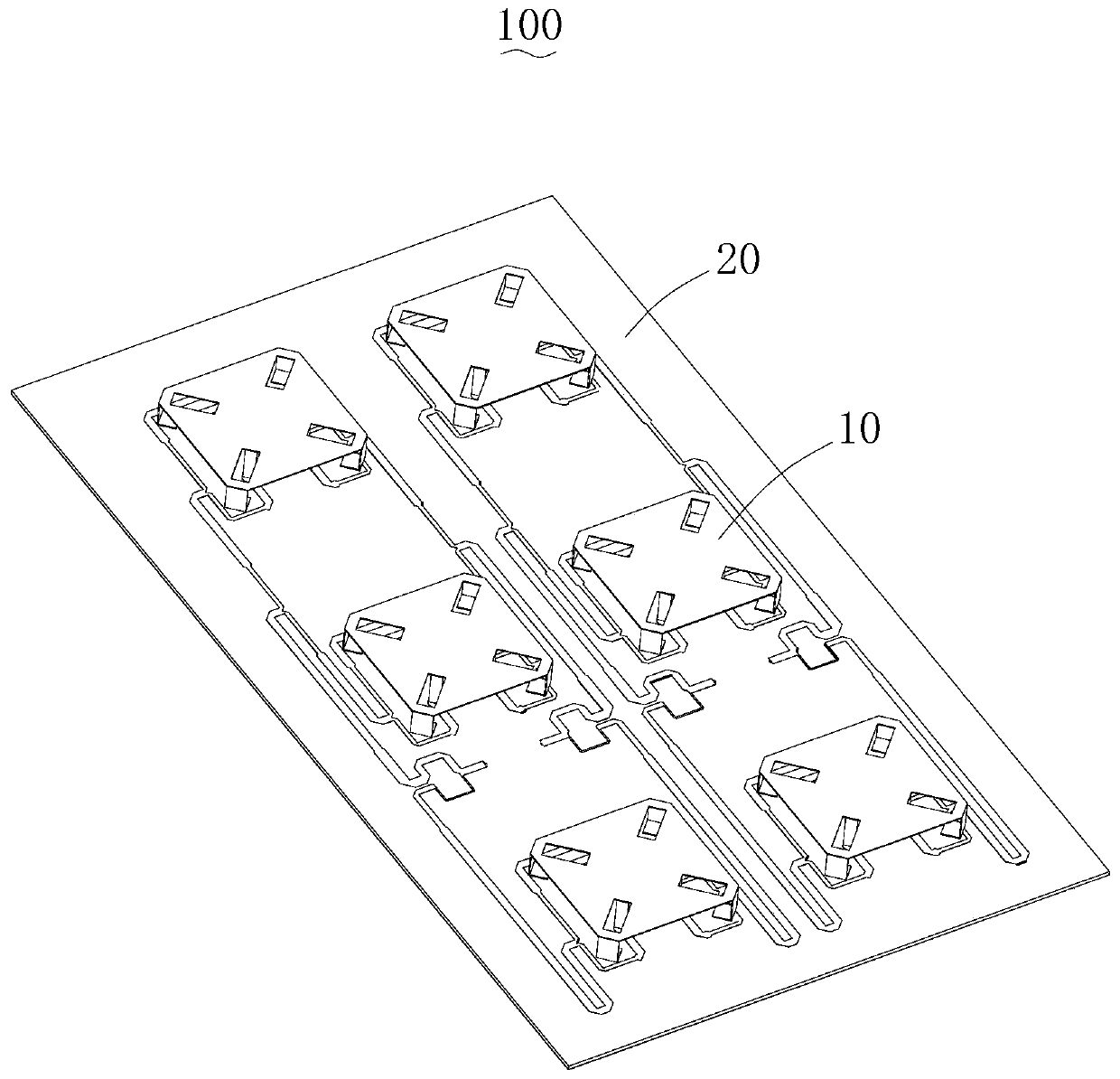 Antenna oscillator and array antenna