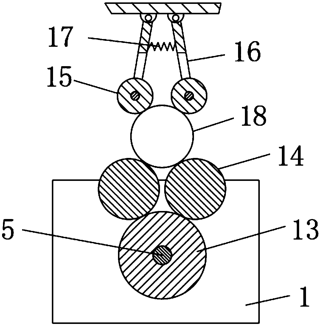 Bamboo tube green-skin-scraping device and green-skin-scraping method thereof