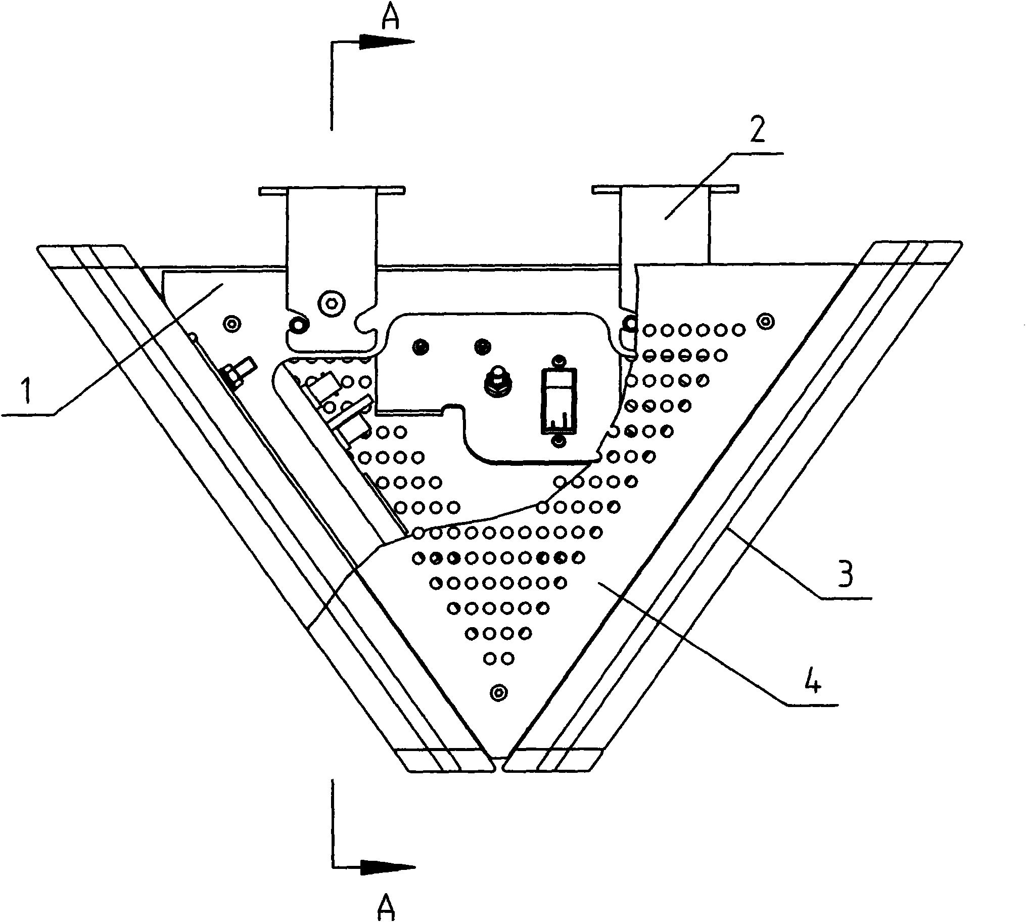 Railway vehicle vehicle-mounted TV