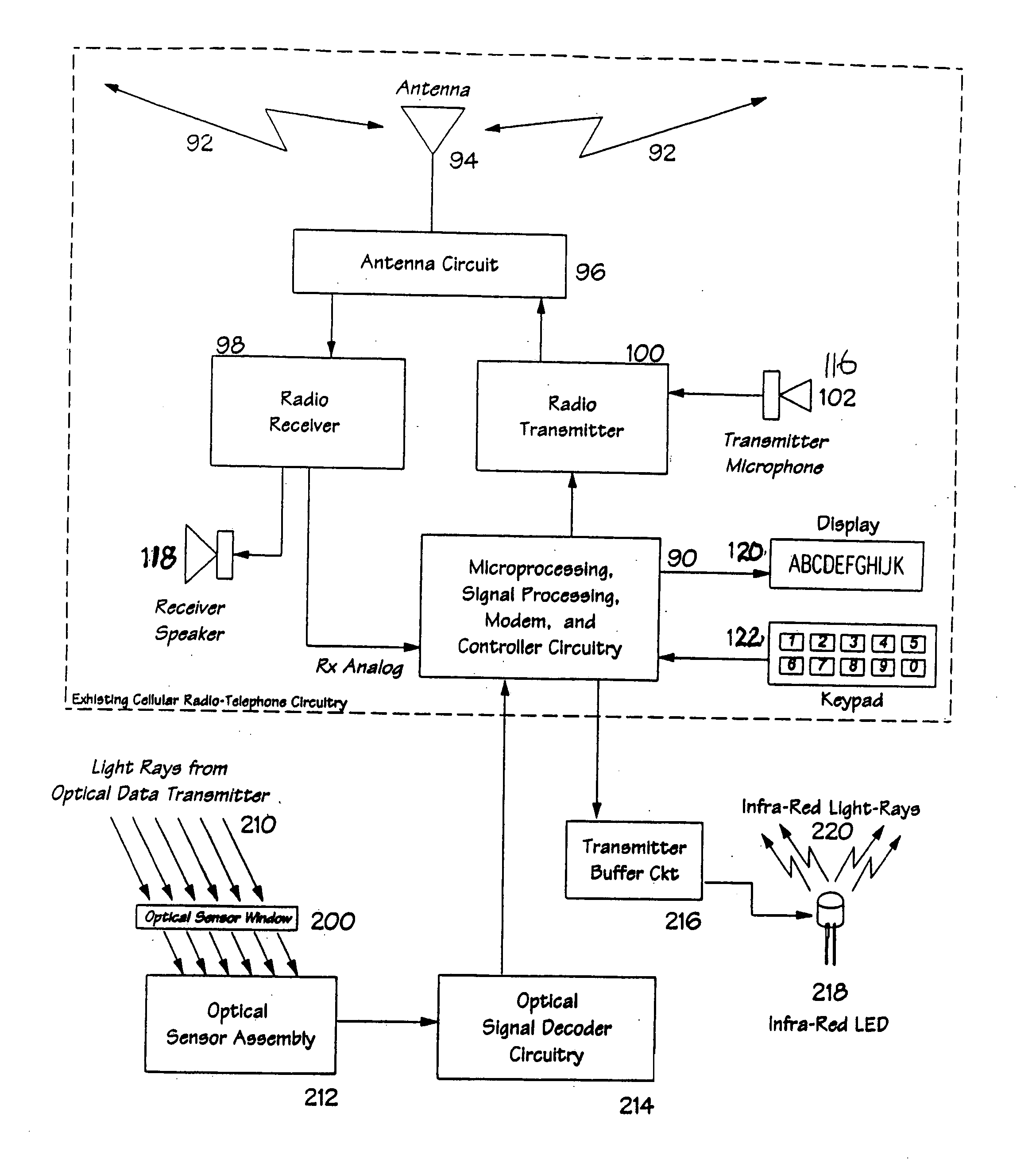 Method and apparatus for the zonal transmission of data using building lighting fixtures