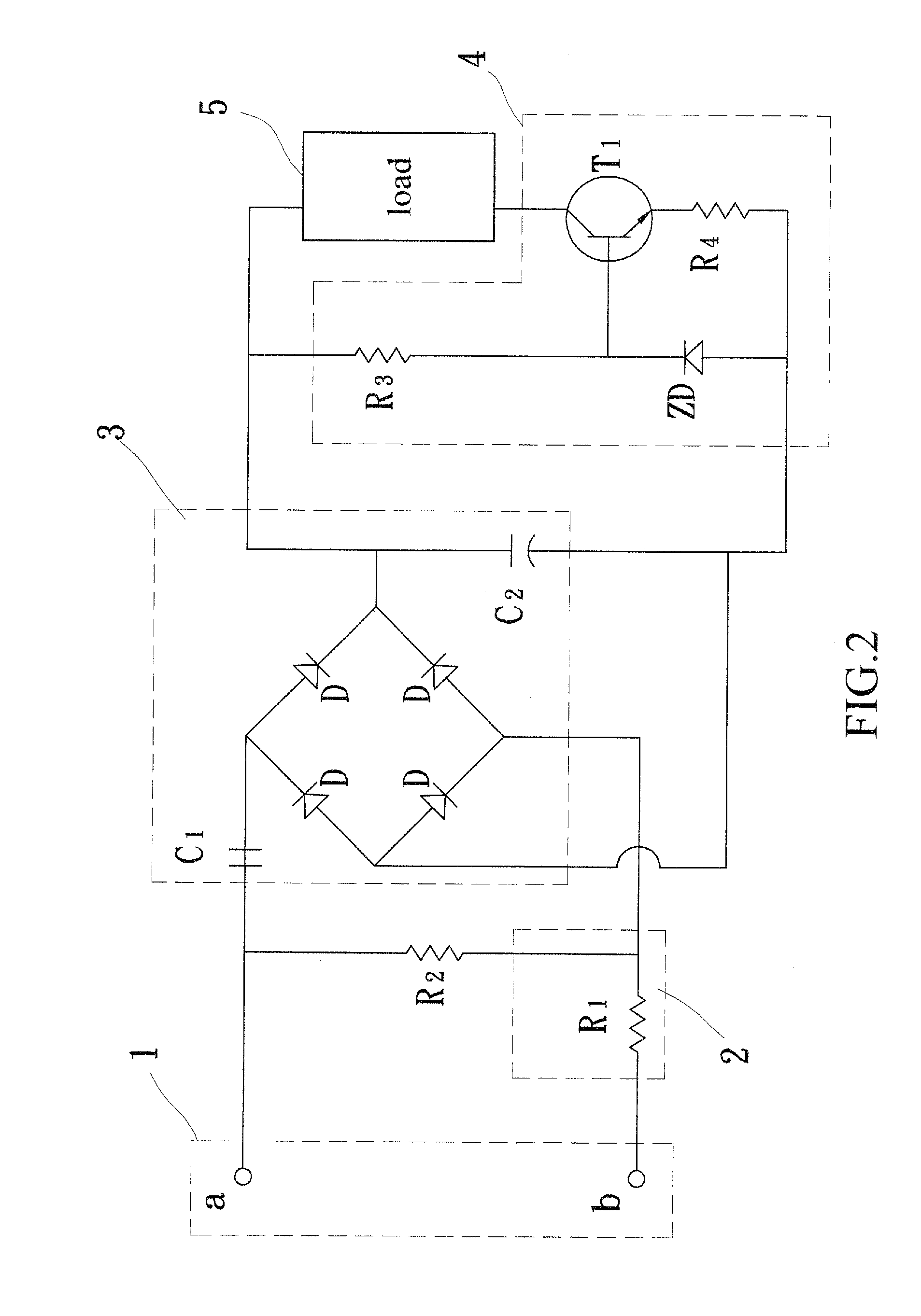 Power input stabilizing circuit