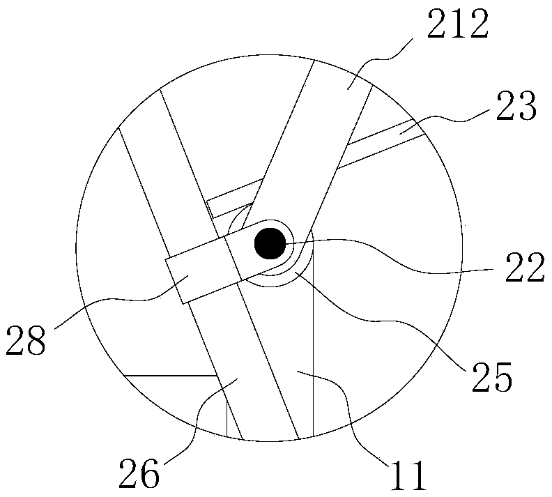 A movable and adjustable hot-forged nut blank receiving device