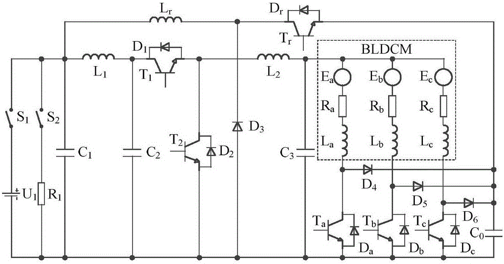 Power conversion device applied to high-speed flywheel energy storage system