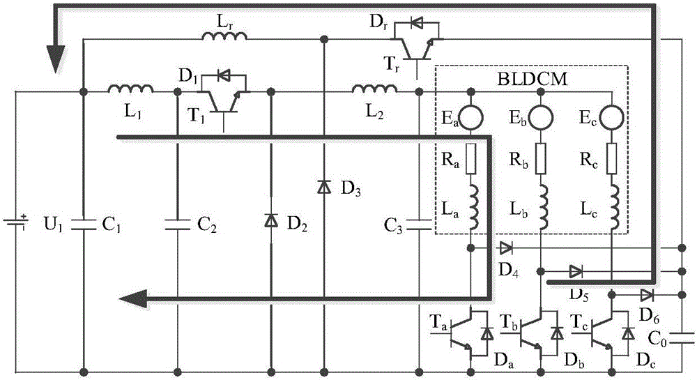 Power conversion device applied to high-speed flywheel energy storage system