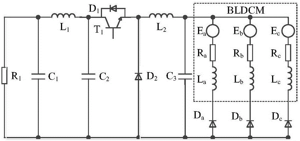 Power conversion device applied to high-speed flywheel energy storage system