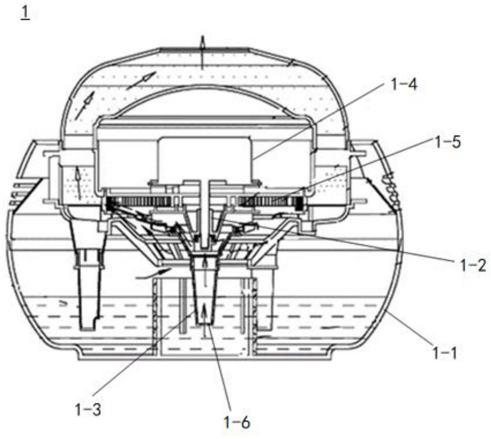 Liquid breaking unit and air treatment device comprising same