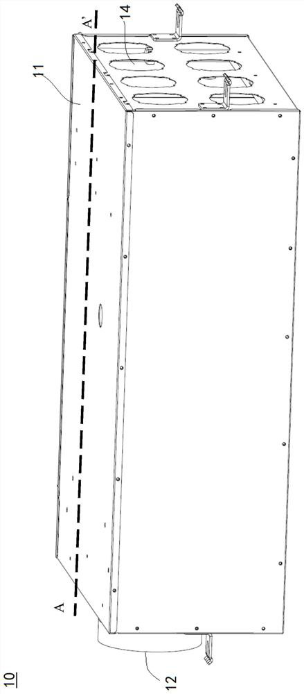 Liquid breaking unit and air treatment device comprising same