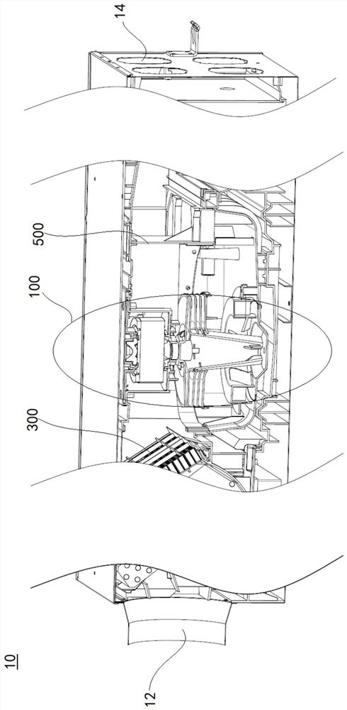 Liquid breaking unit and air treatment device comprising same