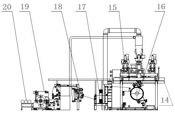 High-speed casting film production equipment