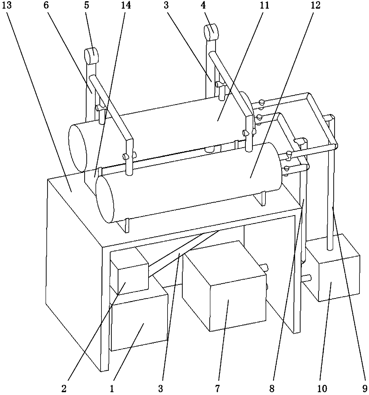 Heat radiator test system and test method