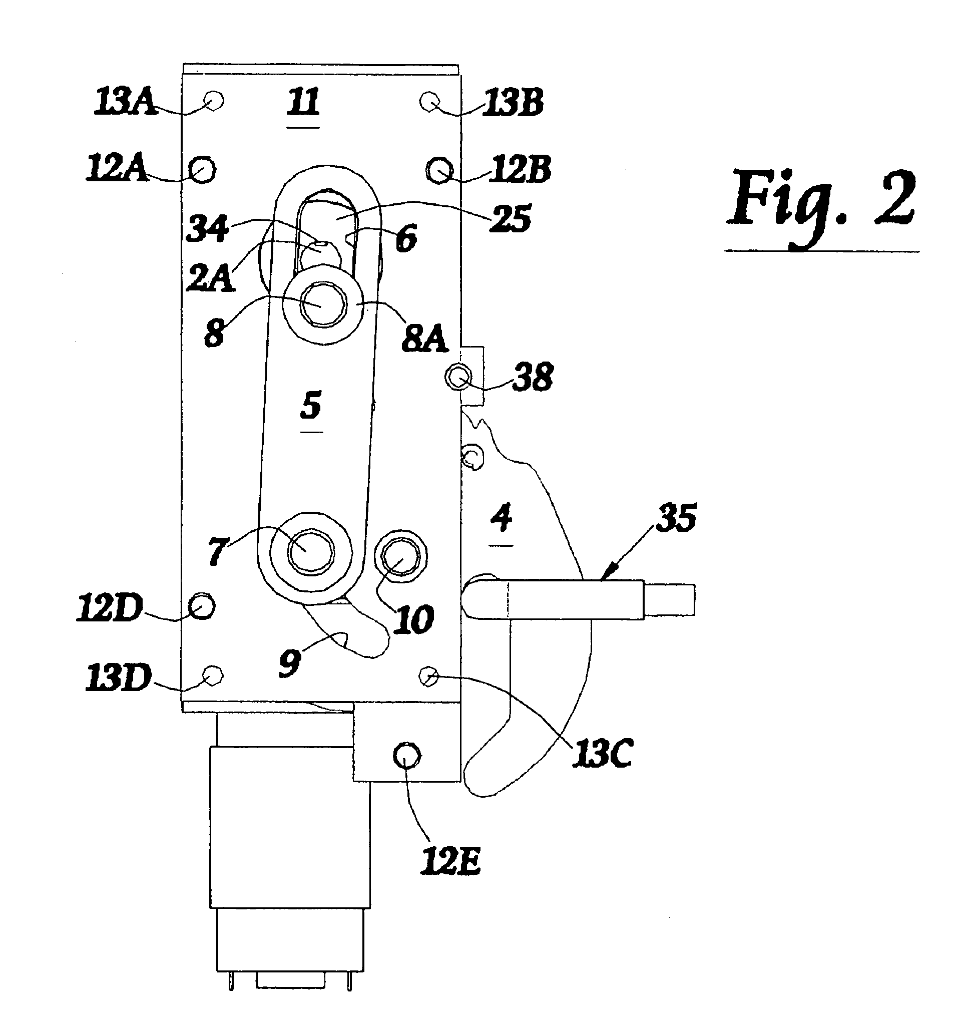 Electromechanical locking mechanism