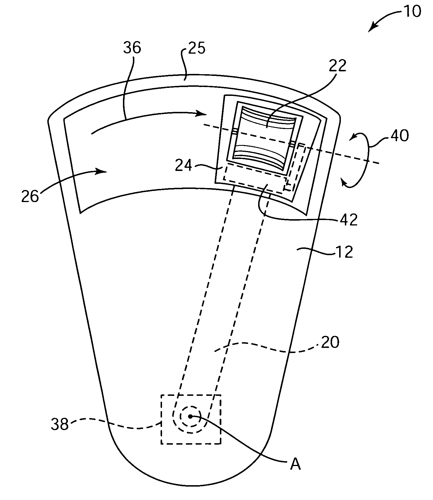 Tactile feedback interface device including display screen