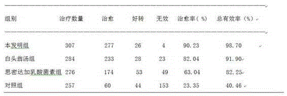 Enteroclysis medicine composition for treating piglet epidemic diarrhea