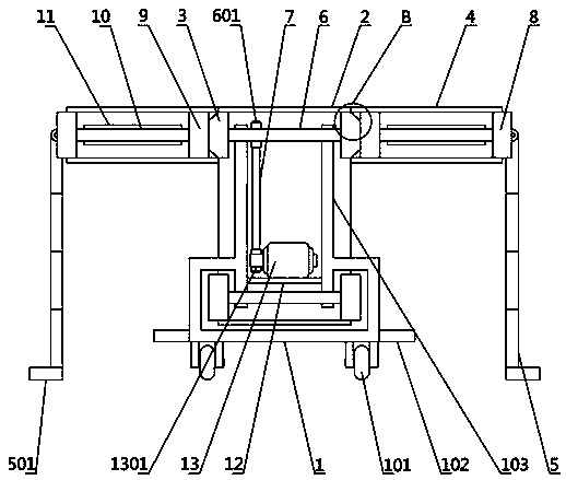 Conveyor convenient to disassembly and move