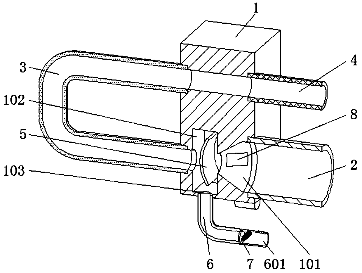 New energy automobile battery cooler