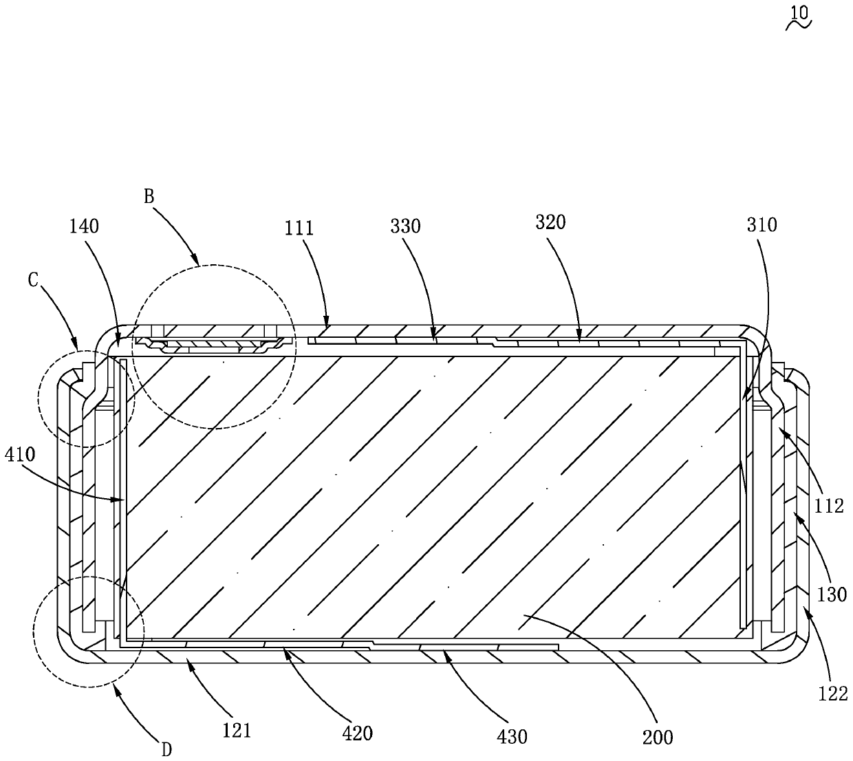 Button cell and electronic equipment