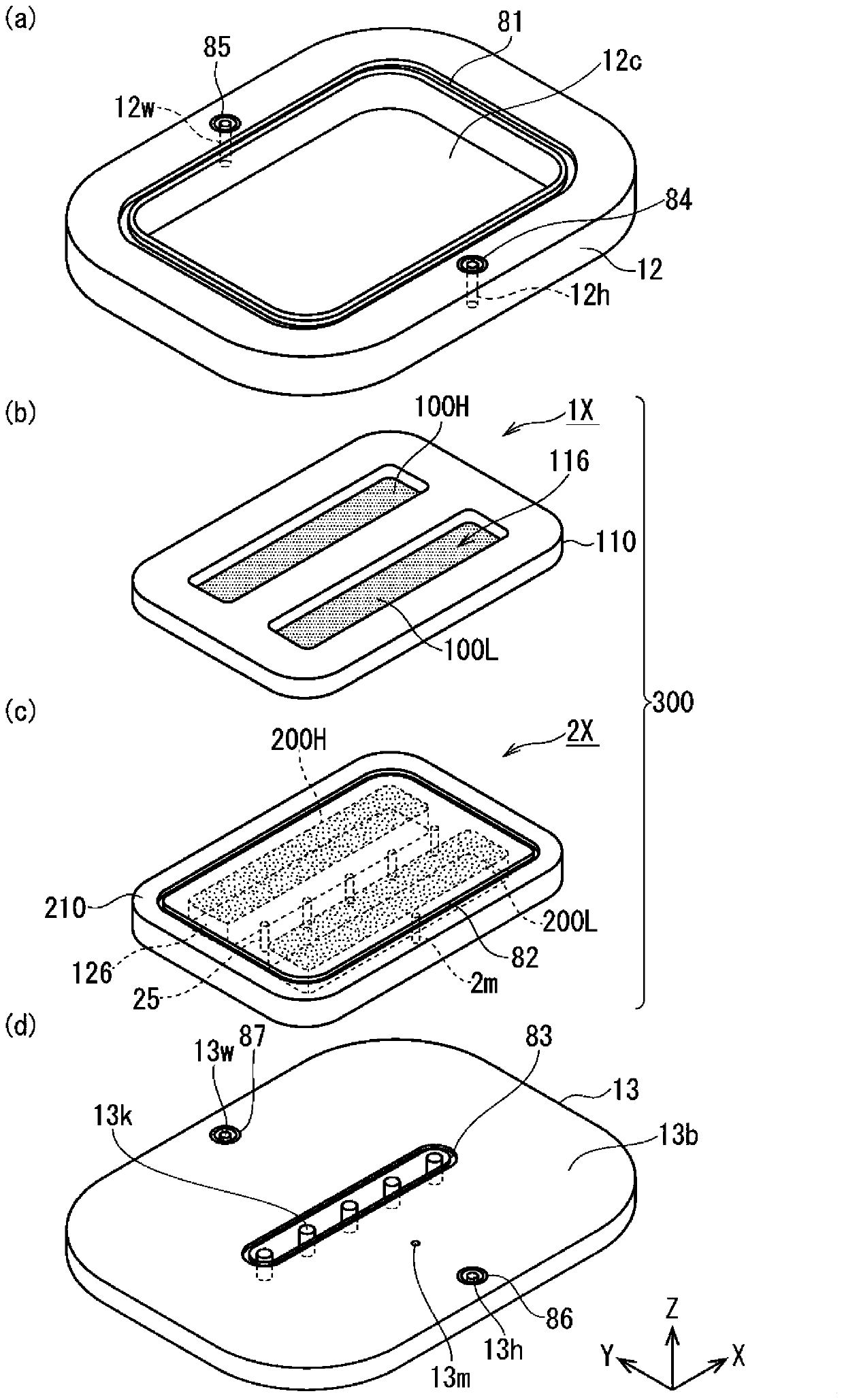 Active gas generation device