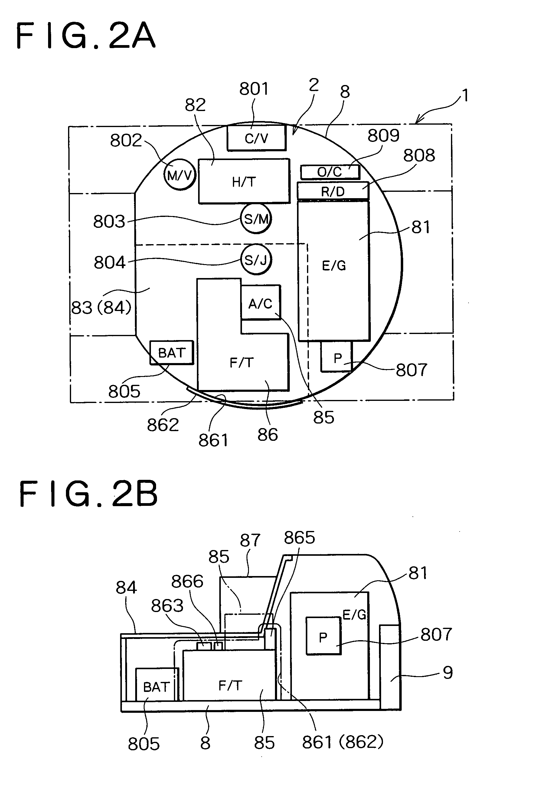 Small swing type shovel