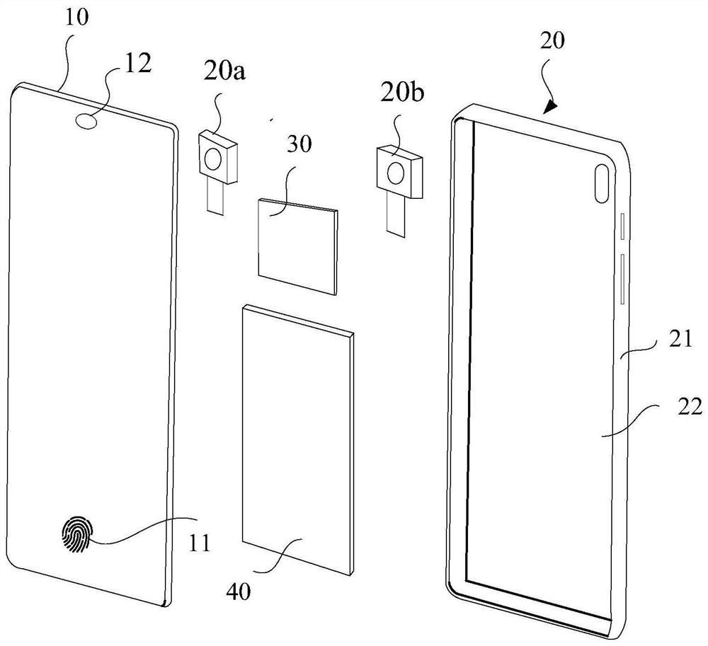 Liquid crystal display screen and electronic equipment