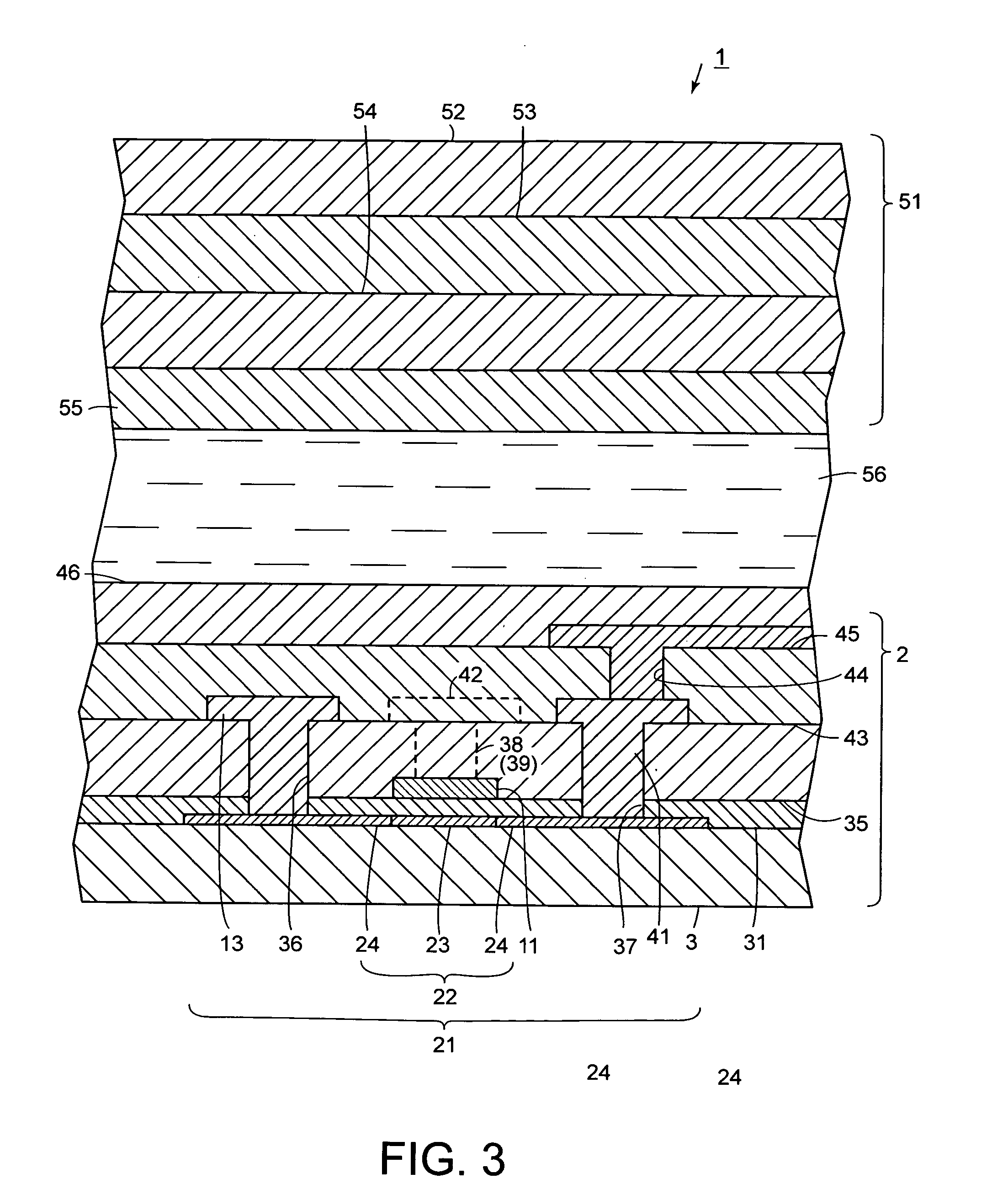 Circuit array substrate and flat panel display device provided with the same