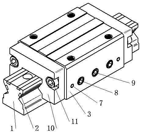 A permanent magnetic repulsion type magnetic levitation linear guide