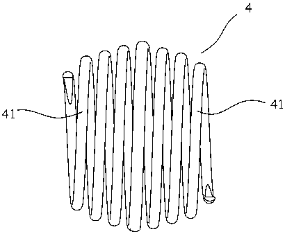 Gear shifter provided with diameter-variable drum springs