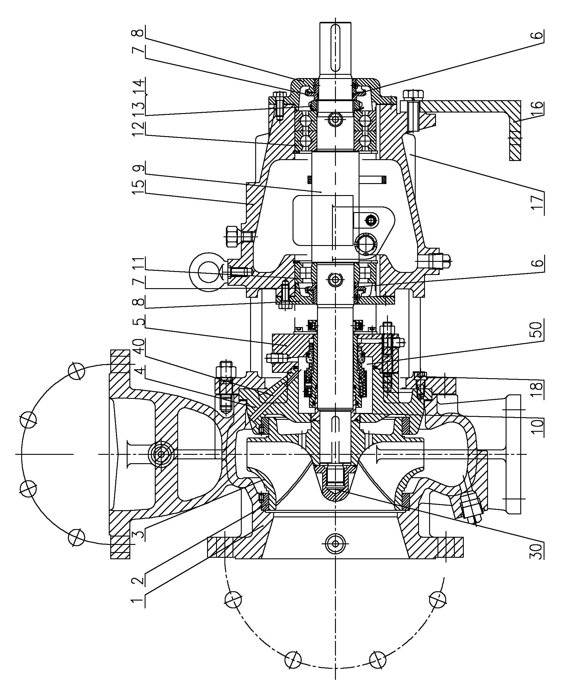 Spent fuel pool cooling pump for nuclear power station