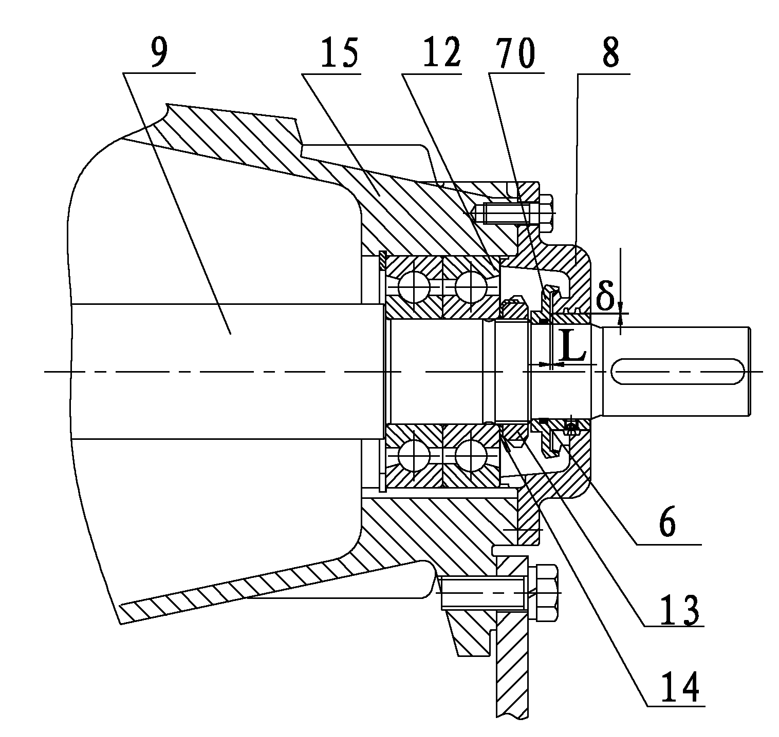 Spent fuel pool cooling pump for nuclear power station