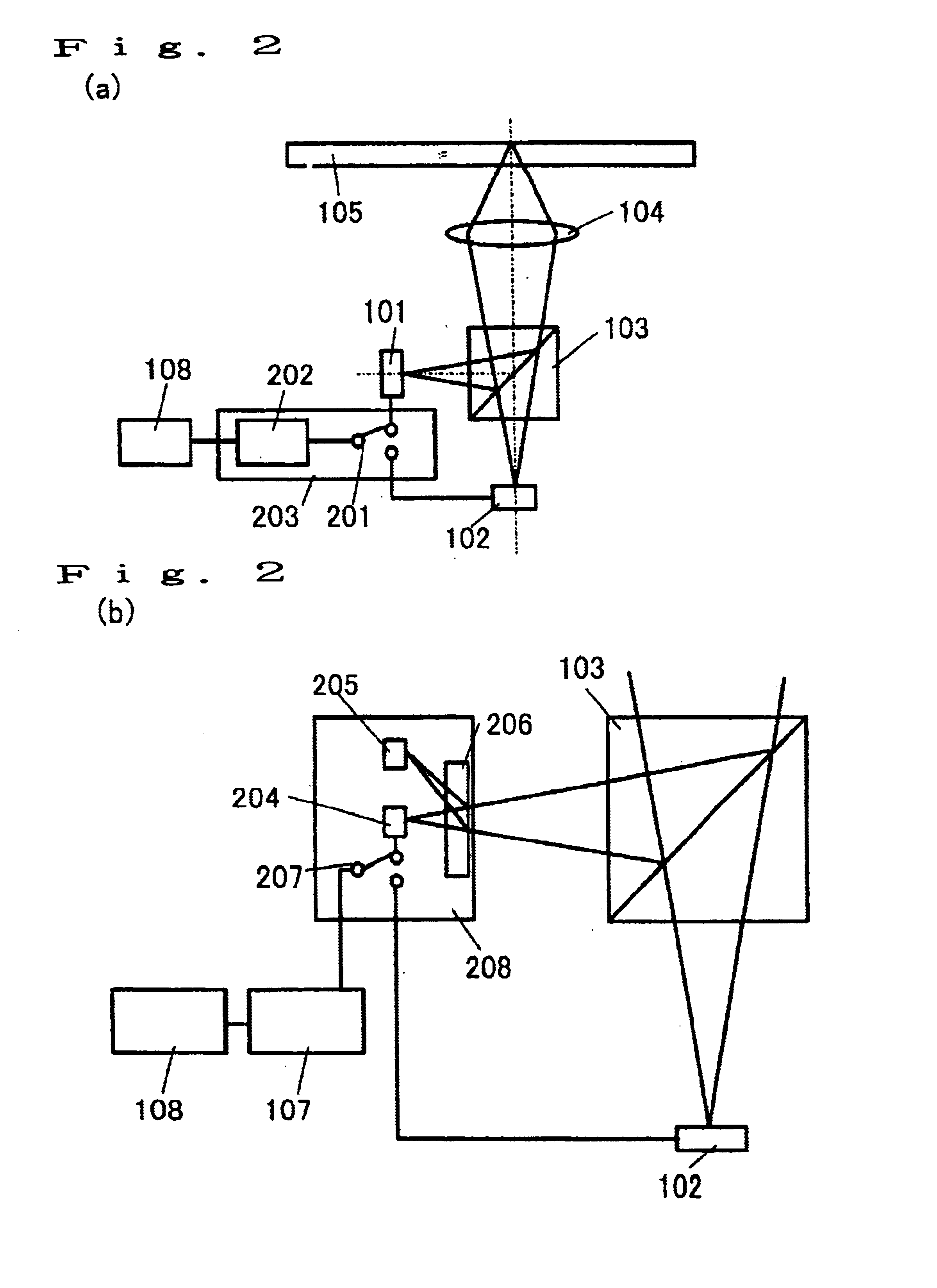 Optical device for recording and reproducing information